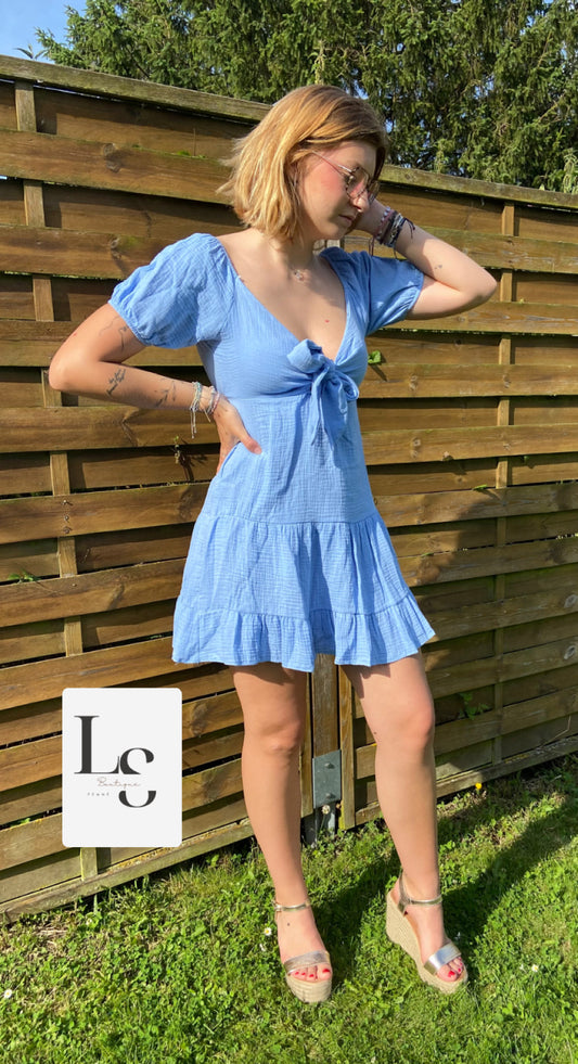 Robe Alyss bleu ciel