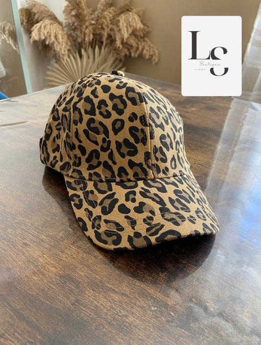 Casquette léopard