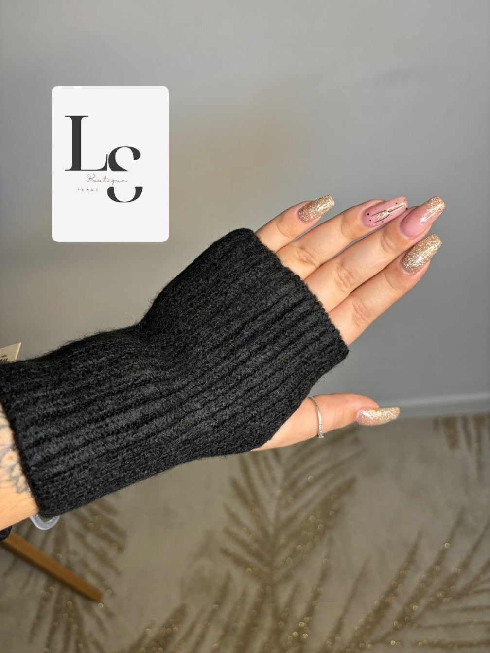 Gants tactiles et mitaines Noir