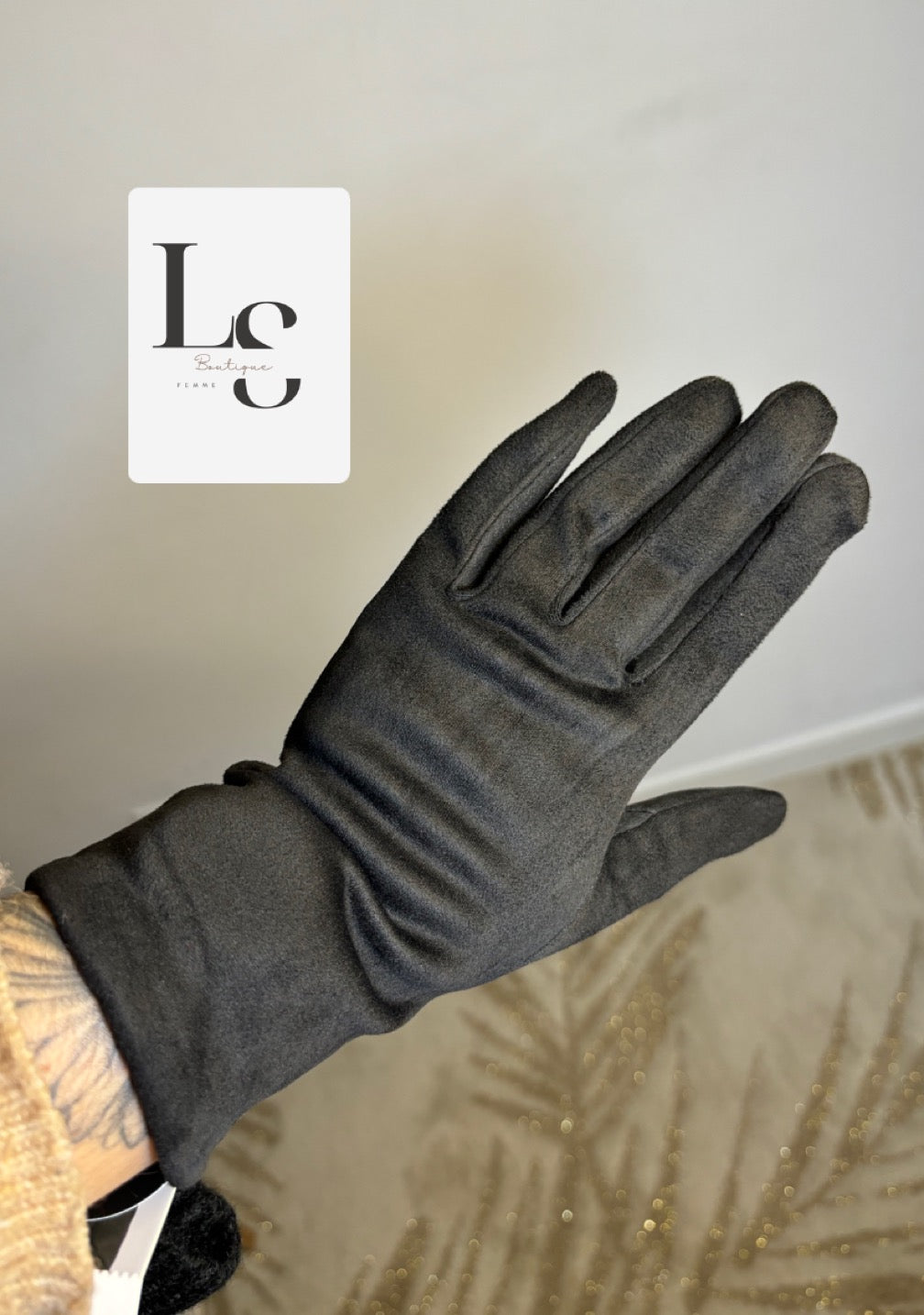 Gants tactiles et mitaines Noir