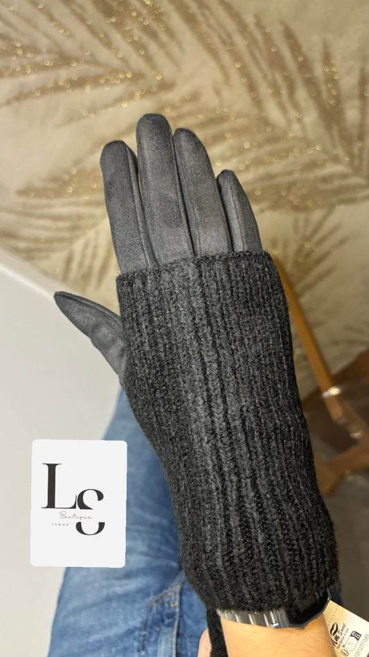 Gants tactiles et mitaines Noir